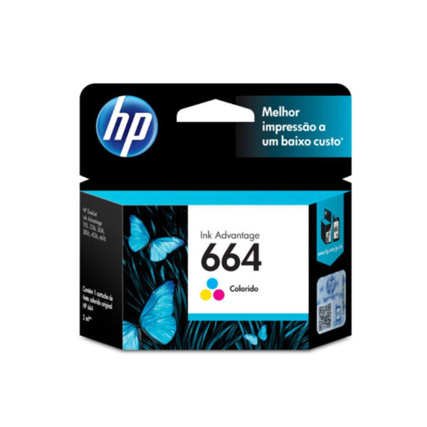 Cartucho de Tinta HP 664 Color | Original 2ml 1